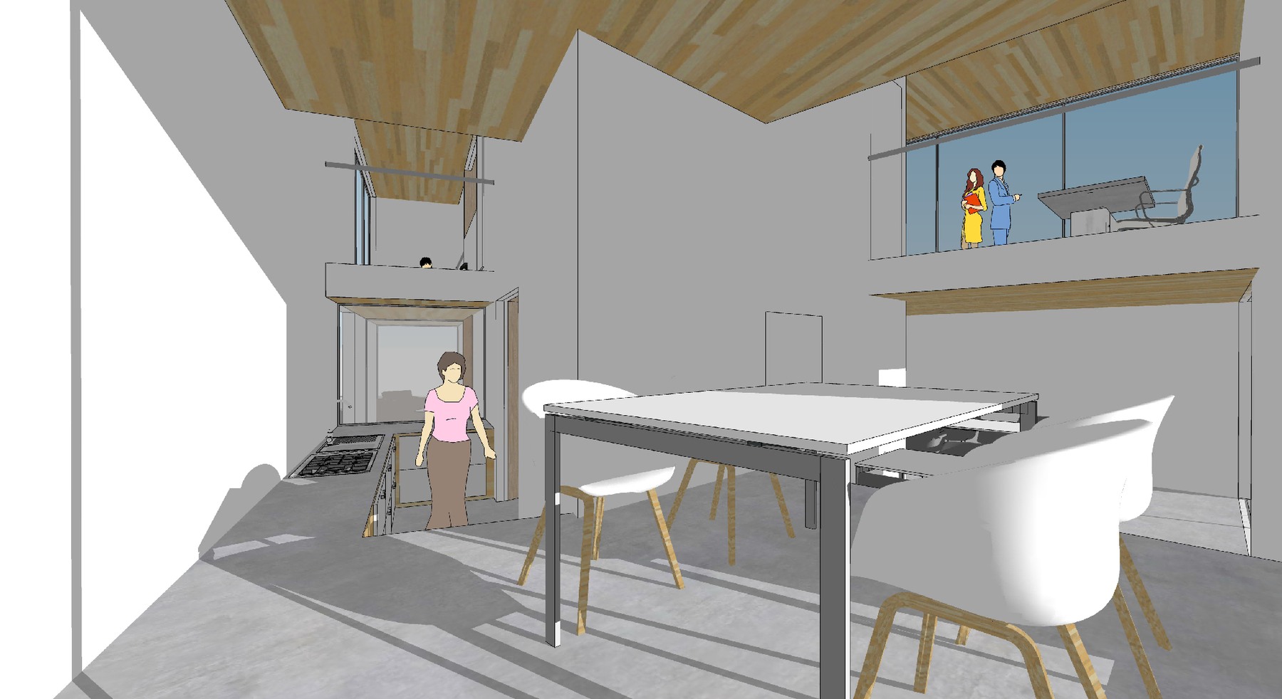 Interior design model by Liling Bao.